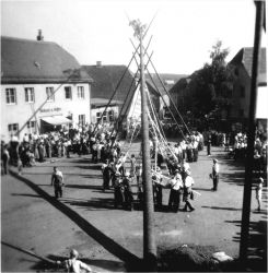 1953 Maibaumsetzen 03